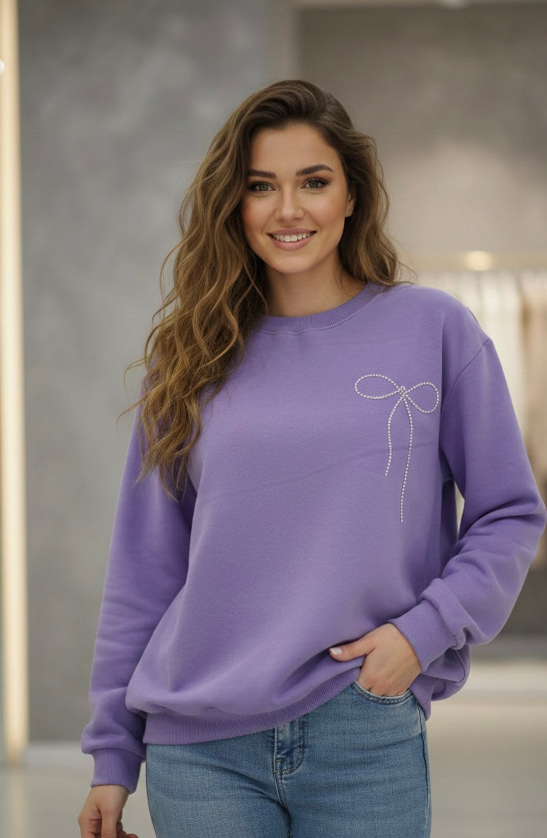 Bow sweatshirt