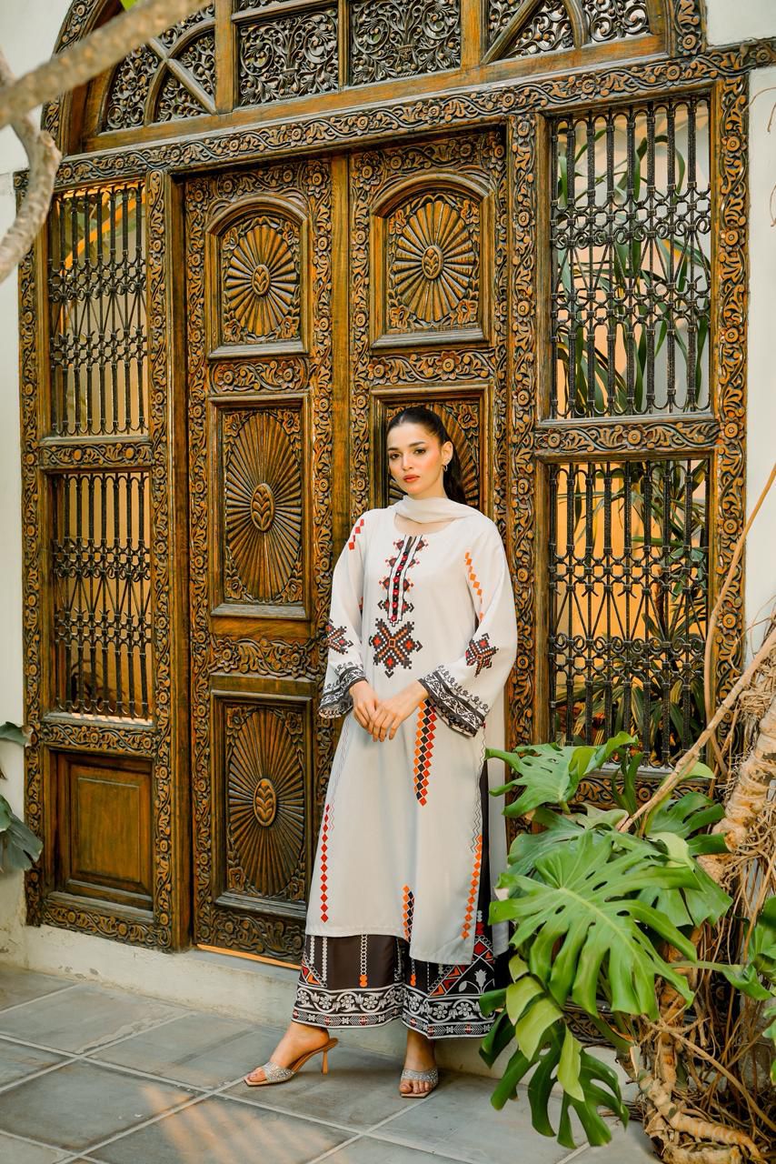 Sahara (Printed Blended Lawn)